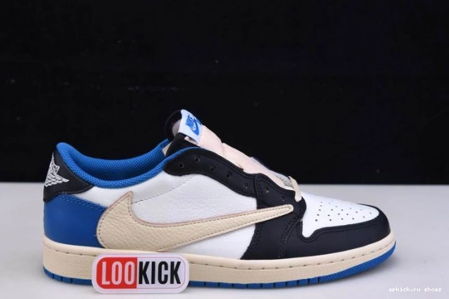 Cheap 1 Scott x Design Jordan x Travis Retro DM7866-140 Air Fragment Low 0627
